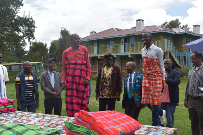 Sharing the maasai dance
